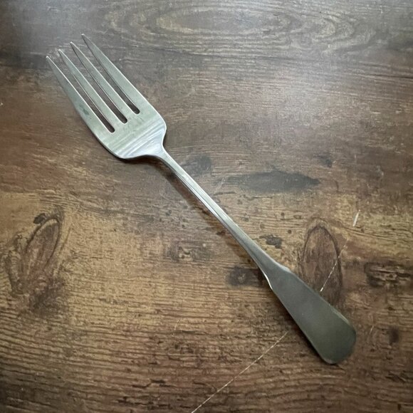 Oneida Independence Stainless Steel Medium Solid Cold Meat Serving Fork 8 3/8" - Picture 1 of 4